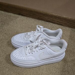 Nike All-White Low-Top Sneakers